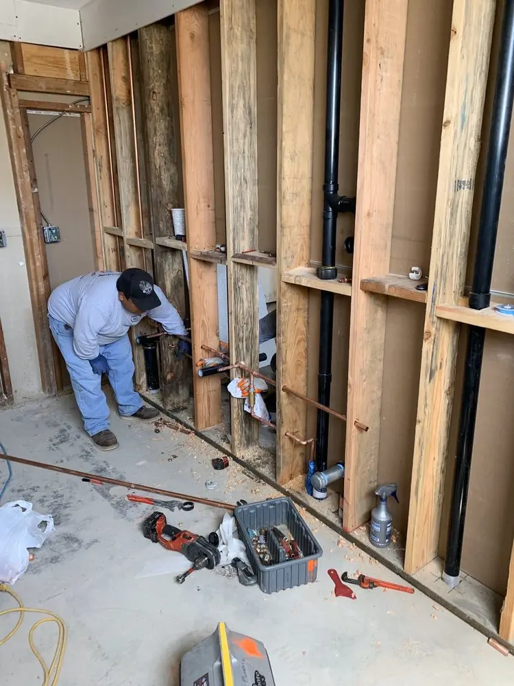 Commercial rough-in plumbing for Gas Line Repair in Little Washington